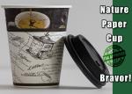 Single Wall Recyclable Paper Cups Food Grade 12 Oz PE Coated Good Printing