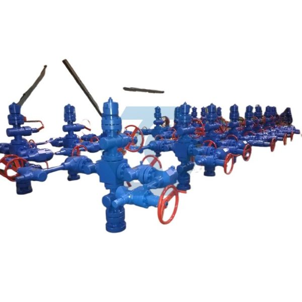 API Oilfield Wellhead Equipment High Pressure Oil Christmas Tree Assembly For Oil Gas Drilling