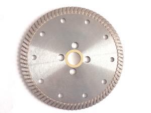 Wholesale Hot Pressed Continuous Rim Turbo Diamond Blade With Super Cutting Speed And Little Chipping Or Stone Cutting from china suppliers