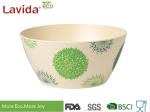 Large Disposable Biodegradable Natural Bamboo fibre Bowl Round Shape Melamine