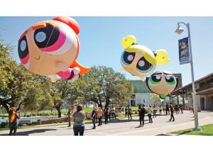 Wholesale Parade Use Advertising Props / Customized Flying Ball Light Nylon Fabric Material from china suppliers