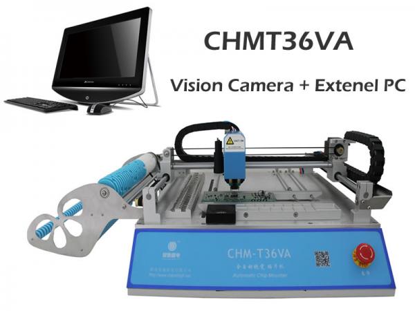 Quality Vision system + Externel PC with Windows7 CHMT36VA SMT Desktop Pick And Place Machine for sale