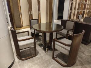 Wholesale ISO18001 Hotel Restaurant Furniture Low Back Wooden Chairs Non Retractable from china suppliers