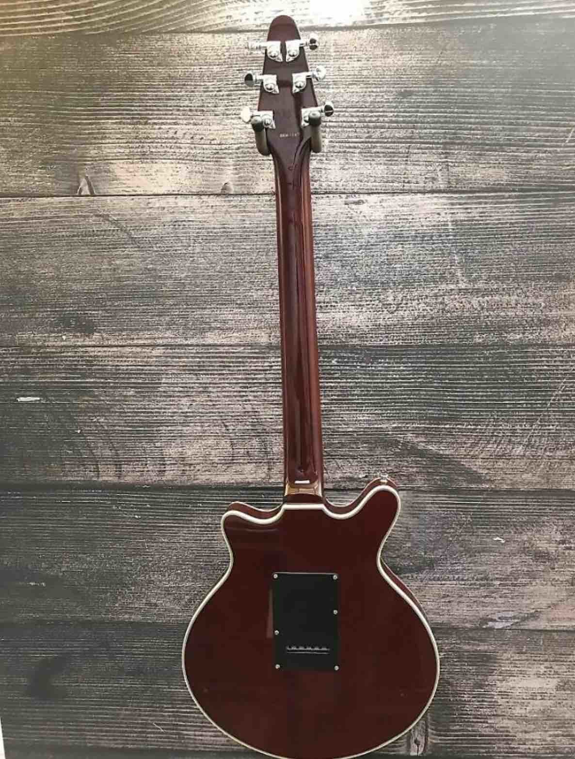 Guild Brian May Red Guitar Black Pickguard 3 pickups wilkinson Tremolo Bridge 24 Frets custom Factory outlet