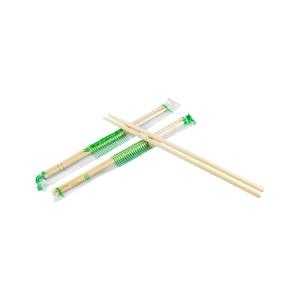 Wholesale 9&quot; Wrapped Round Bamboo Chopsticks Mao Bamboo Material from china suppliers