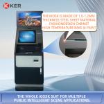 dual screen payment Deposit and Withdrawal All in One Cash kiosk machine Self