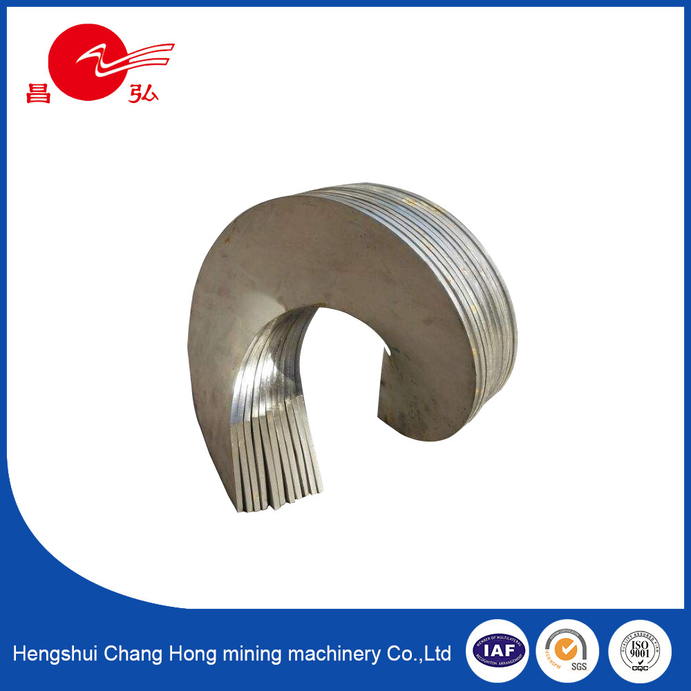 1000MM Length Screw Spiral Blade Stainless Steel For Conveying Materials