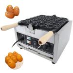 Interchangeable Sandwich Plates Electric Egg Waffle Maker for Commercial Snack