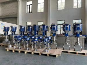 Wholesale Hydraulic Cryogenic Pneumatic Actuated Globe Valve DN65 PN320 2500lb LNG from china suppliers