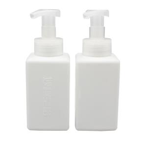 Wholesale 400ml HDPE White Square Foam Hand Sanitizer Pump Bottle from china suppliers
