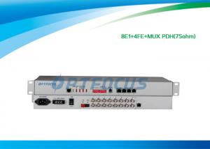 8 E1 Mux PDH Multiplexer 19 Rack , High Voltage Multiplexer Digital Multiplexing