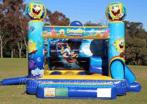 China Outdoor Party Inflatable Bouncer House Bounce Spongebob Jumping Bouncy Castle For Hire on sale