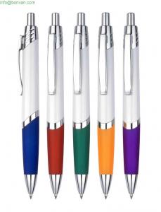 Wholesale company name printed promotional ballpoint pen, click style promotional pen from china suppliers