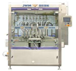 Wholesale 8 Nozzles 100ml 3000BPH Liquid Pesticide Bottle Filling Machine High Viscosity Liquid Lubricating Oil Filling Line from china suppliers