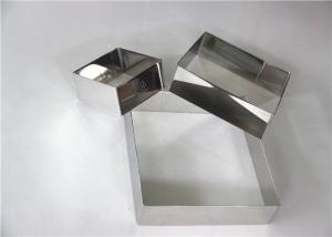 Wholesale RK Bakeware China Foodservice NSF Custom Stainless Steel Square Mousse Cake Ring from china suppliers