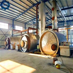 Wholesale Turnkey Project Industrial Waste Scrap Waste Tire To Oil Pyrolysis Equipment from china suppliers