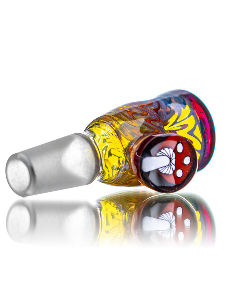 Stock Supply 18mm Male Bowl Glass Slide For Smoking Bong Water Pipe