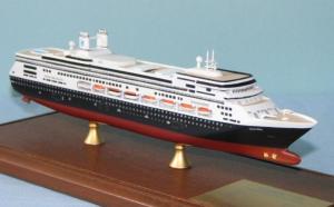 Wholesale MS Amsterdam Cruise Ship Models With Solid Wood Paint For Gift Ornaments from china suppliers