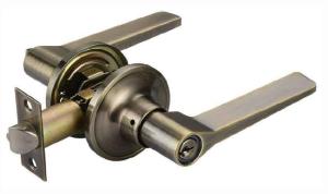 Wholesale 35mm to 45mm Door Thickness Tubular Lever Lock with Keyway C4 and AB Finish from china suppliers