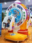 Space Travel Kiddie Ride Arcade Game Machine Coin Operated Double Seats