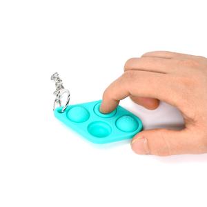 Wholesale Autism Stress Relief Simple Dimple Keychain Fidget Toy Silicone from china suppliers