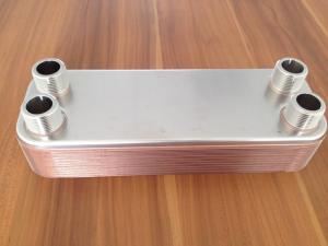 China Copper Brazed Plate Heat Exchanger,plate heat exchanger for outdoor wood boiler on sale
