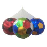 Kids Toys Yiwu Water Cloth Inflatable Pvc Beach Bouncy Ball with Soft Metallic