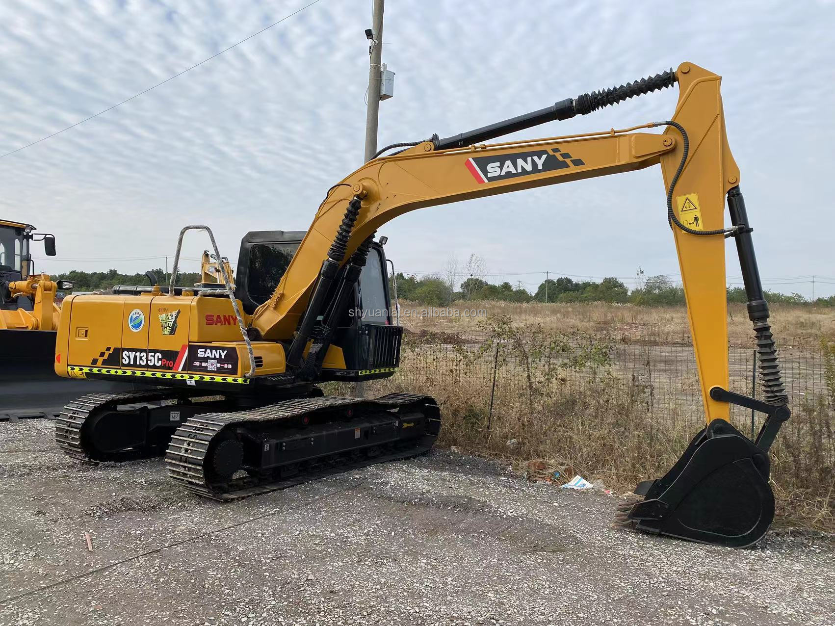 Sany Excavator SY135 Original Hydraulic Cylinder 13000KG Machine Weight