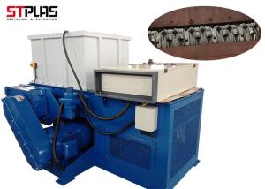 Wholesale Waste Single Shaft Plastic Shredder Machine With D2 , 15kw - 110kw Power from china suppliers