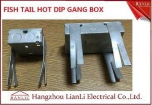 China Hot Dip Finish GI Electrical Gang Box / Gang Electrical Box 3 inch by 3 inch on sale