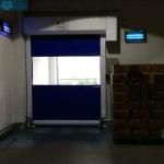 Automatic 0.7m/S 0.8mm Curtain PVC Roller Shutter Doors