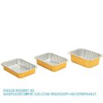 1050ml/220mm Length, Sturdy Aluminum Foil Pans With Lids For Cooking, Baking,