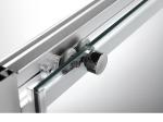 Sanitary Grade tub shower doors dual handle LA24-006 Customized size