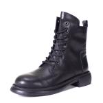 HZM041 Single Shoes Women'S Spring New Thick Heel Pointed Literary Single Shoes