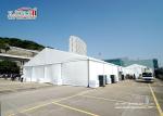 1000 People White Marquee Tent With PVC Sidewalls For Temporary Outdoor Event