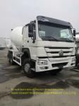 Low Noise Concrete Transport Truck SINOTRUK HOWO 6x4 12 Cubic 25T Meters