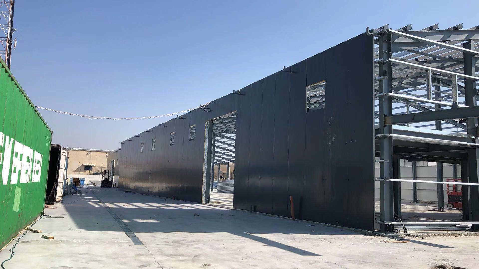 Large Span, Short Construction Period, Environmentally Friendly Galvanized Steel Structure Factory Building