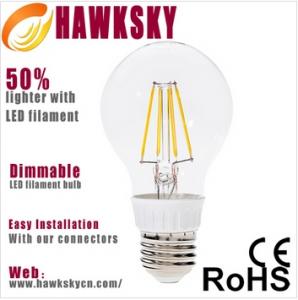 Wholesale 99.9% Pure Gold Wire Constant Current 6W Filament Edison Bulb Led Factory from china suppliers
