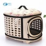 Lightweight Oval Waterproof EVA Storage Bag For Women Pink Or Gold Color