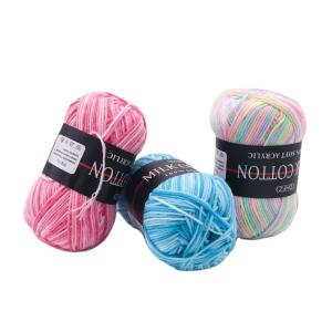 Wholesale 50g Weight Milk Cotton Material Knitting Wool Thread Yarn for Garment Sewing and More from china suppliers