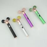 3D Massage Face Jade Rollers With Ball Vibrating Length 160mm