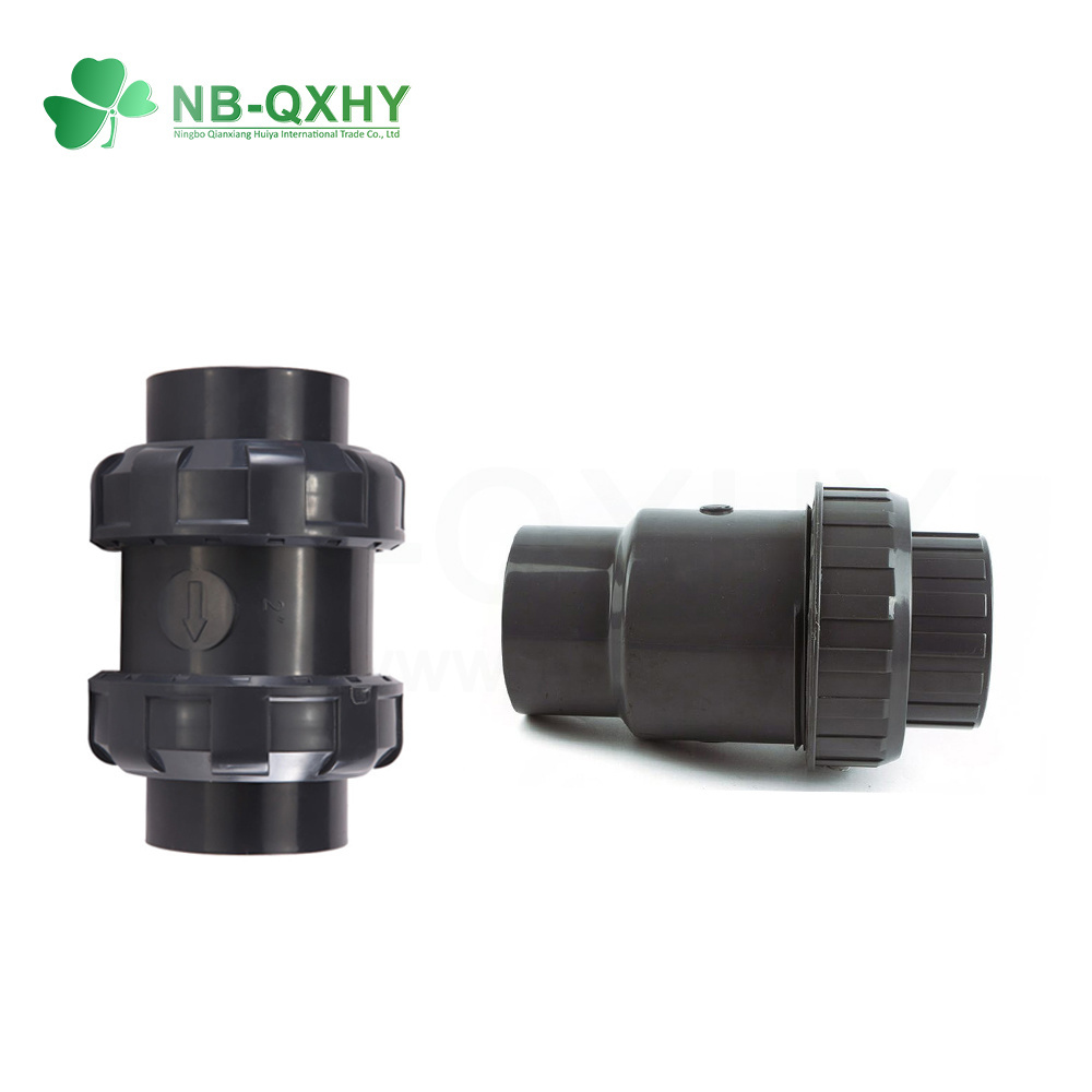 Wholesale PVC Spring/Spring Non Return Check Valve for Pipe System