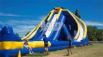 Giant Inflatable Water , Long Inflatable Trippo Water Slide For Kids And Adults