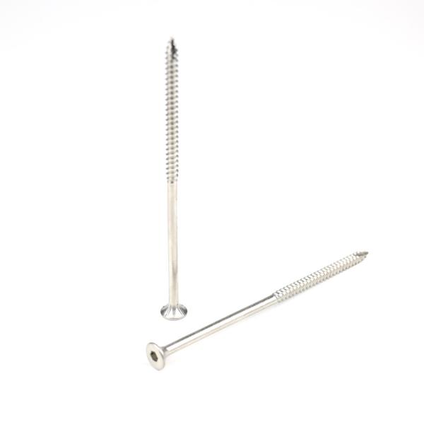 Stainless Steel 316 Type 17 Point Deck Allen Wood Screw for Building and