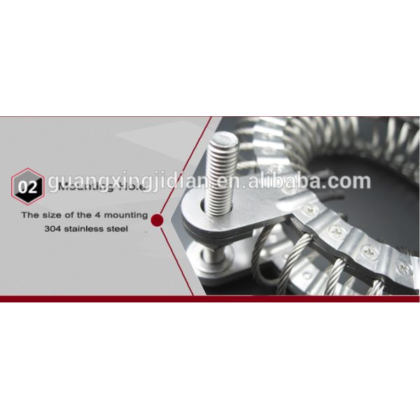 Ring stainless steel wire rope isolator/shock absorber Anti-noise Marine components instrument isolation