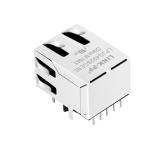 LPJG4926GENL 1000 Base-T Single Port POE+ RJ45 Female Connector Tab Down Green