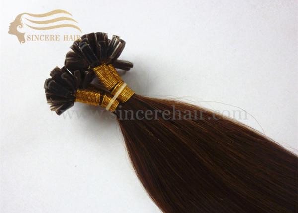 22" Pre Bonded Hair Extensions U-Tip Hair for sale - 1.0 G Black Italian Keratin