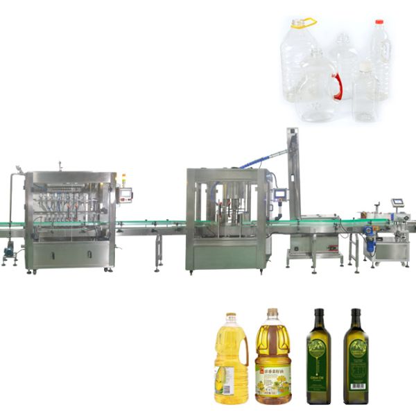 Full Automatic Capper Labeler Sunflower Oil Filling Machine with After-Sales Service