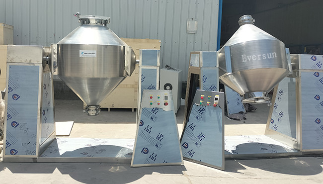 OEM / ODM Custom Flour Spices Double Cone Blender Sugar Mixer For Dry Ingredients
