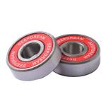 High Speed Roller Skate Bearings 608 2RS Red Red 8x22x7mm Custom For Skateboard